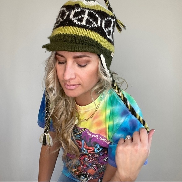 Lolapalozza Festival Tie Dye Band Tee Shirt Size Small - Picture 3 of 10